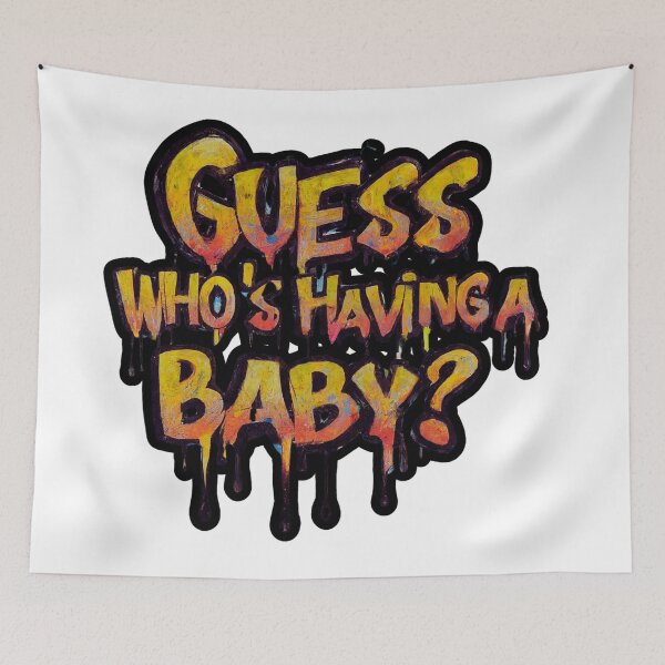 Item preview, Guess Wo's having a baby? designed and sold by FitEnvy.