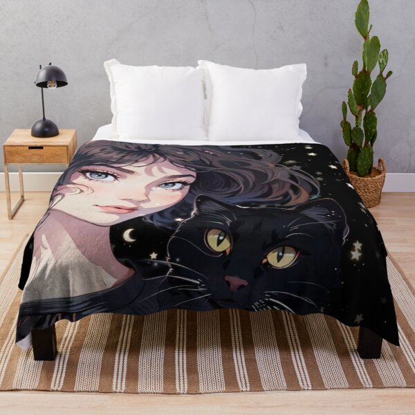 Item preview, Cat and stars  designed and sold by Alinarosa.