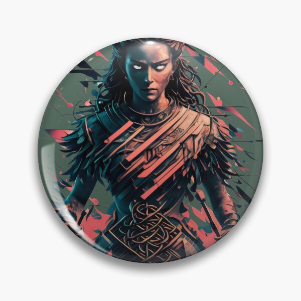 Item preview, The Spirit of The Celt Queen Maeve. Celtic Goddess in Ink Design designed and sold by CELTIC-DESIGNS.