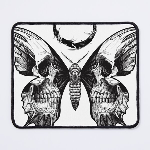 Item preview, skull butterfly designed and sold by LecoLA.