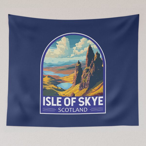 Item preview, Isle of Skye Scotland Travel Art Emblem designed and sold by KrisSidDesigns.