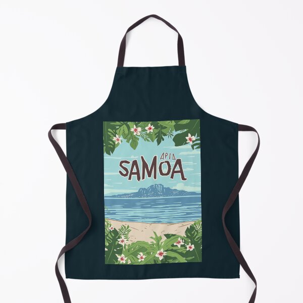 Item preview, A Vintage Travel Illustration of Apia - Samoa designed and sold by GoodOldVintage.