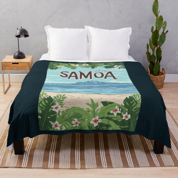 Item preview, A Vintage Travel Illustration of Apia - Samoa designed and sold by GoodOldVintage.