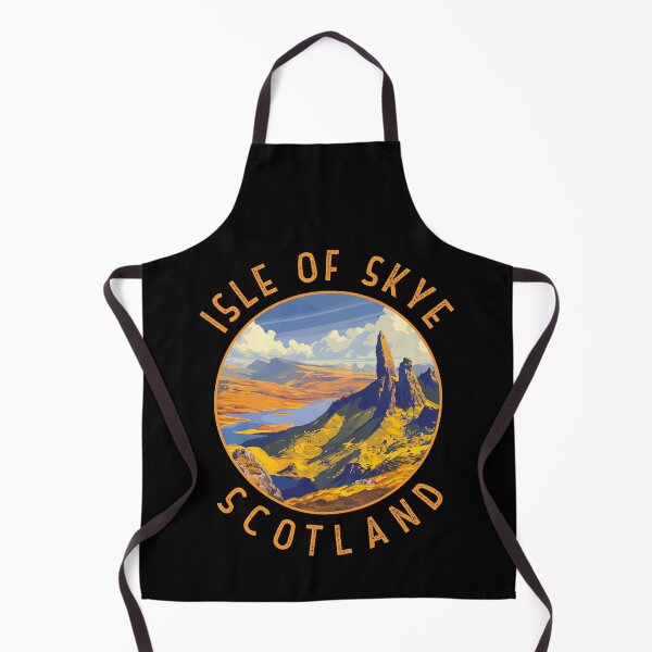 Item preview, Isle of Skye Scotland Retro Distressed Circle designed and sold by KrisSidDesigns.