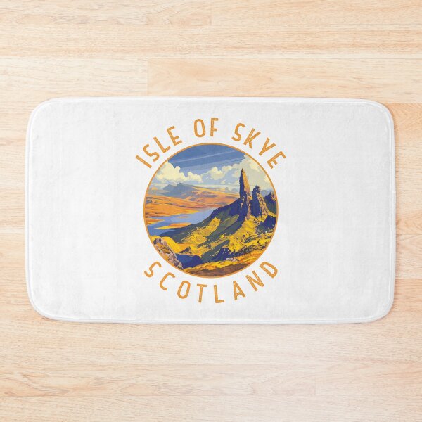Item preview, Isle of Skye Scotland Retro Distressed Circle designed and sold by KrisSidDesigns.