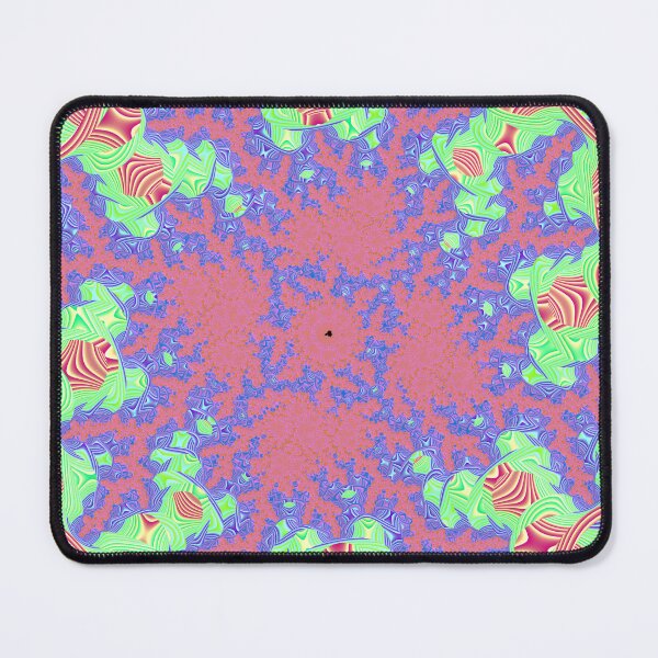Item preview, Mandelbrot 106 - Banded pastel fractal branches in red, green, blue designed and sold by Draeger0.