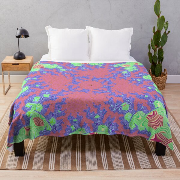 Item preview, Mandelbrot 106 - Banded pastel fractal branches in red, green, blue designed and sold by Draeger0.