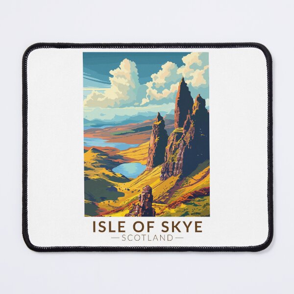Item preview, Isle of Skye Scotland Travel Art Vintage designed and sold by KrisSidDesigns.