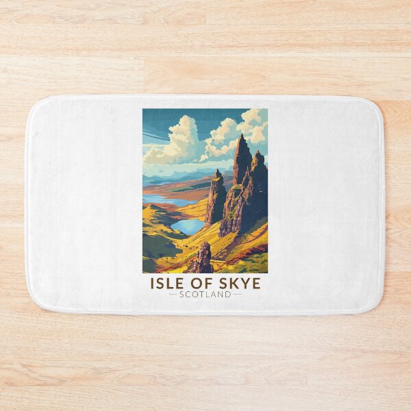 Item preview, Isle of Skye Scotland Travel Art Vintage designed and sold by KrisSidDesigns.
