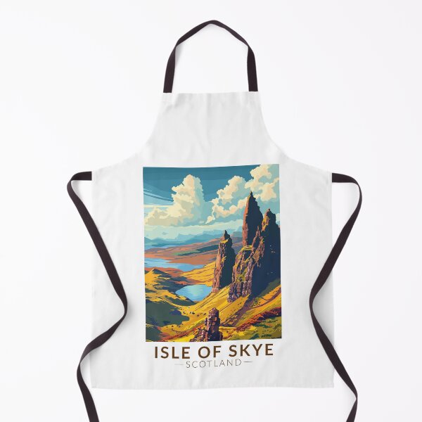 Item preview, Isle of Skye Scotland Travel Art Vintage designed and sold by KrisSidDesigns.