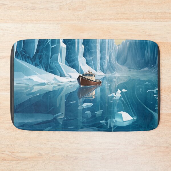 Item preview, THE ICE WALL Antarctica adventure gif travel designed and sold by La Loca.