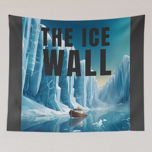 Item preview, THE ICE WALL Antarctica adventure gif travel designed and sold by La Loca.