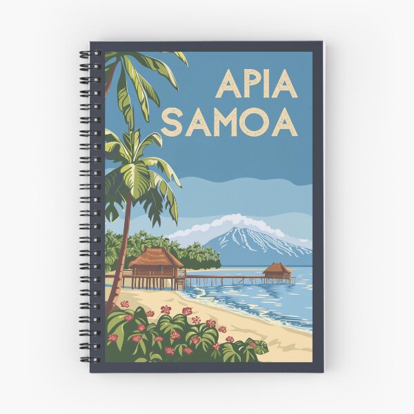 Item preview, A Vintage Travel Illustration of Apia - Samoa  designed and sold by GoodOldVintage.