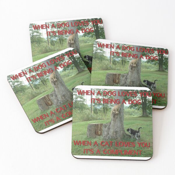 Item preview, DOGS VS. CATS FOR CAT LOVERS designed and sold by sparkysrandom.