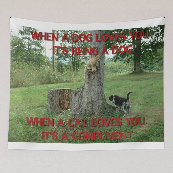 Item preview, DOGS VS. CATS FOR CAT LOVERS designed and sold by sparkysrandom.