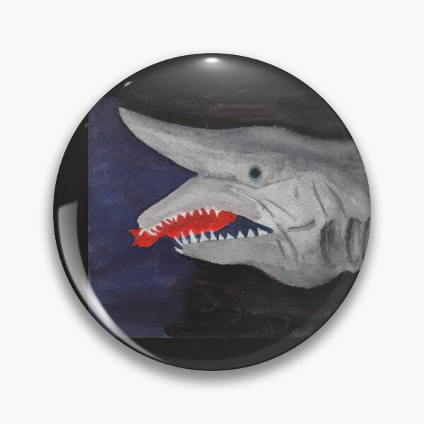 Item preview, Goblin Shark attacking designed and sold by JackieFrost13.