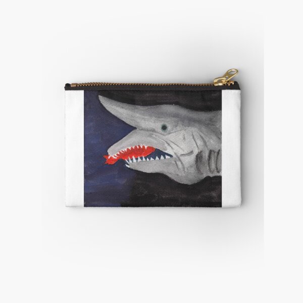 Item preview, Goblin Shark attacking designed and sold by JackieFrost13.