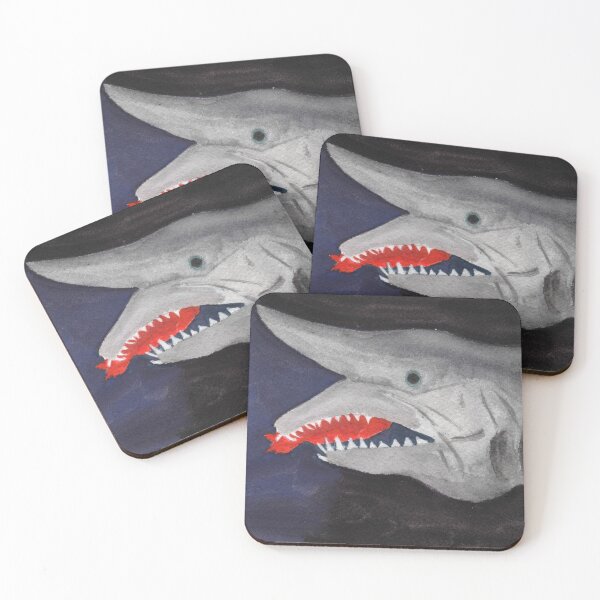 Item preview, Goblin Shark attacking designed and sold by JackieFrost13.