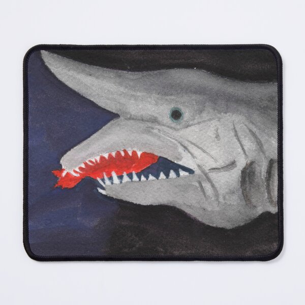 Item preview, Goblin Shark attacking designed and sold by JackieFrost13.