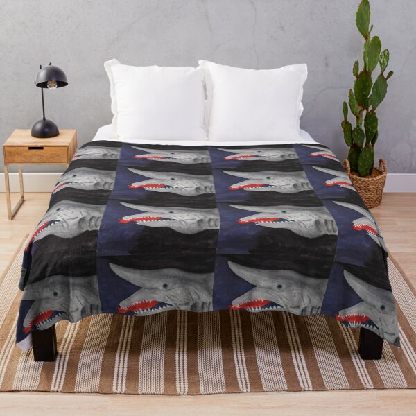 Item preview, Goblin Shark attacking designed and sold by JackieFrost13.
