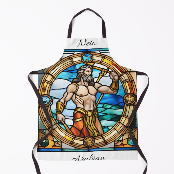 Item preview, Poseidon in church window design designed and sold by NetoArubian.