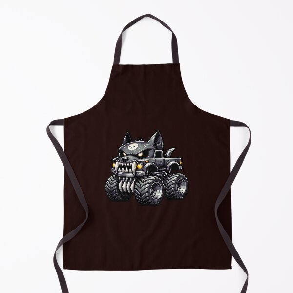 Item preview, Kawaii Wolf Monster Truck designed and sold by Redblackman.