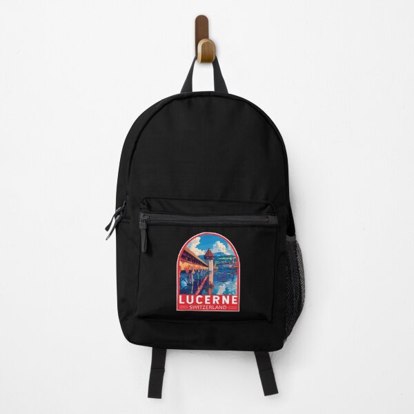 Item preview, Lucerne Switzerland Travel Art Emblem designed and sold by KrisSidDesigns.