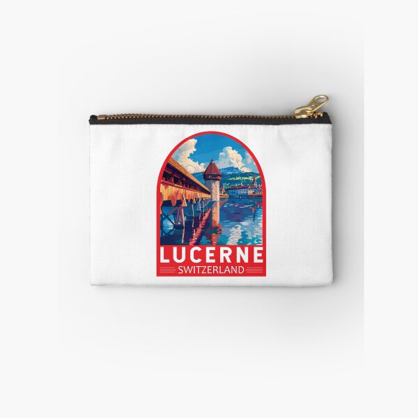 Item preview, Lucerne Switzerland Travel Art Emblem designed and sold by KrisSidDesigns.