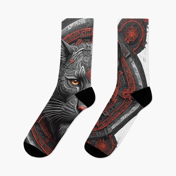 Item preview, Mysterious Black and Red Panther Mandala designed and sold by MandalasShops.