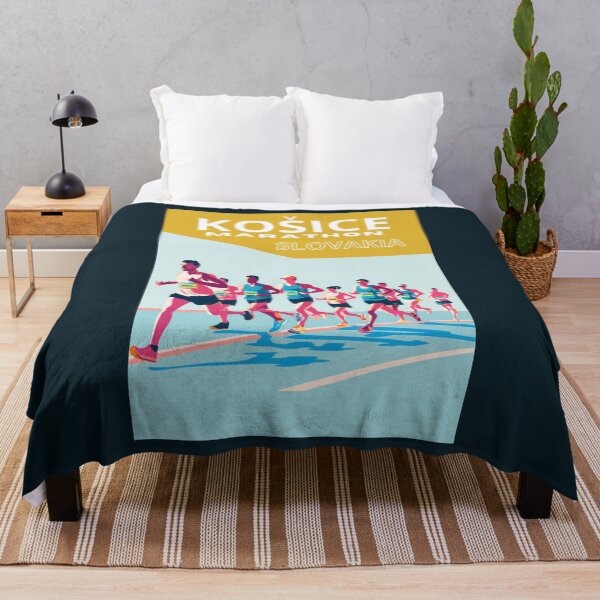 Item preview, A Vintage Travel Illustration of Kosice Marathon - Slovakia  designed and sold by GoodOldVintage.