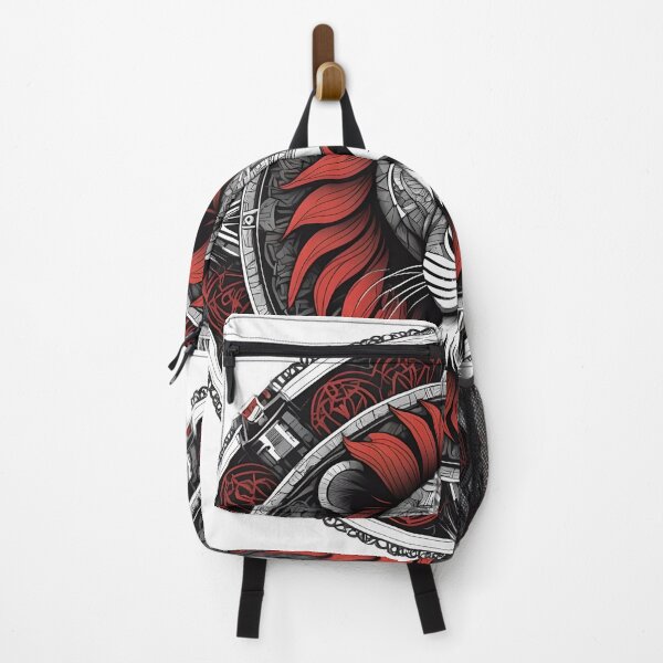 Artikelvorschau, Imposantes Löwen-Mandala in Rot und Schwarz entworfen und verkauft von MandalasShops.