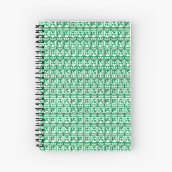 Atletico Nacional - Pattern Spiral Notebook