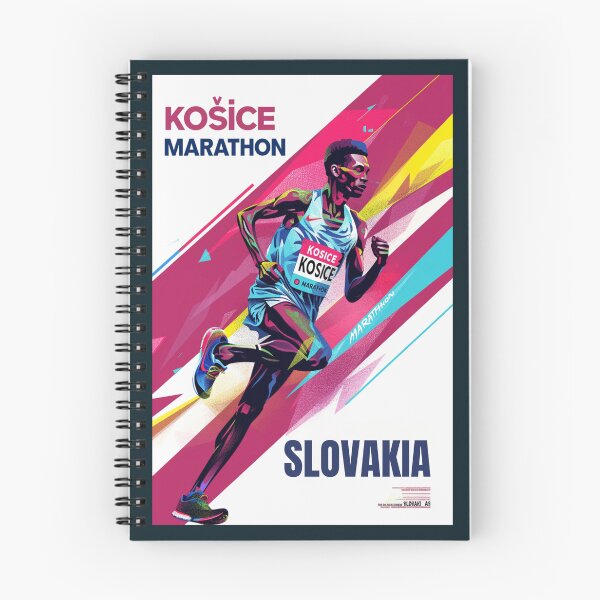 Item preview, A Vintage Travel Illustration of Kosice Marathon - Slovakia  designed and sold by GoodOldVintage.