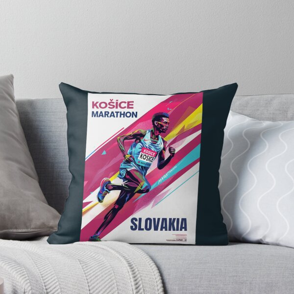 Item preview, A Vintage Travel Illustration of Kosice Marathon - Slovakia  designed and sold by GoodOldVintage.