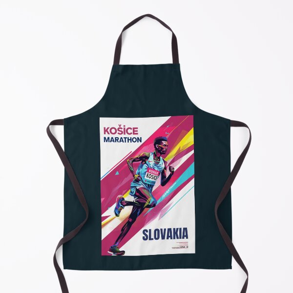 Item preview, A Vintage Travel Illustration of Kosice Marathon - Slovakia designed and sold by GoodOldVintage.