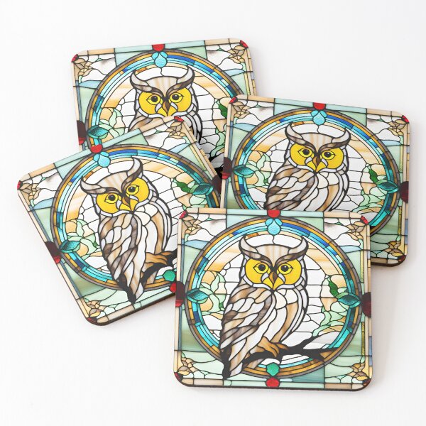 Item preview, Owl in the church window designed and sold by NetoArubian.