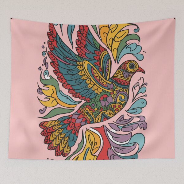 Item preview, Pigeon ornamental silhouette. designed and sold by 123ks.