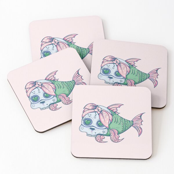 Item preview, hipster fish with tattoos designed and sold by AlenaMaraziuk.