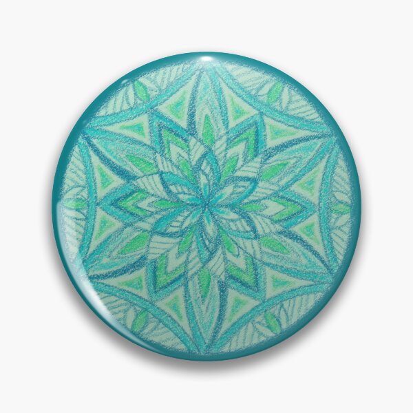 Item preview, Flower of Life Mandalas : 178 - Seafoam Succulent designed and sold by SonoSonoStudio.