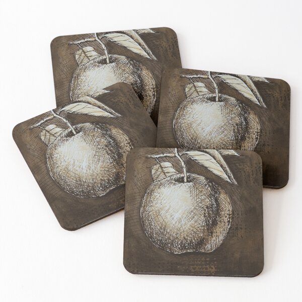 Item preview, Golden Apple with Textures designed and sold by artbyjanice.