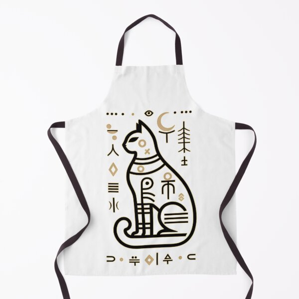 Item preview, Hieroglyphic Lunar Cat designed and sold by Dynke.