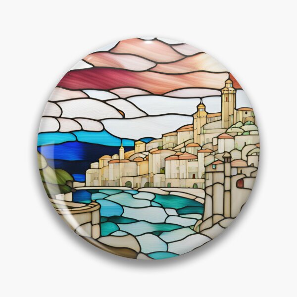 Item preview, Monaco in church window design designed and sold by NetoArubian.