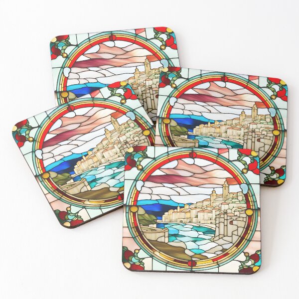Item preview, Monaco in church window design designed and sold by NetoArubian.