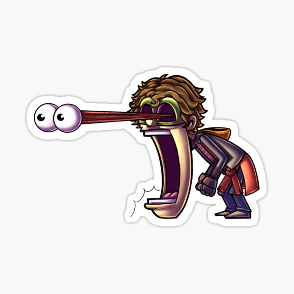 Scareboro Coral Shocked Reaction Sticker