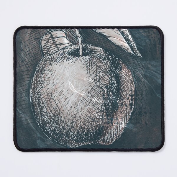 Item preview, Apple Drawing with Textures and Smoke Effects designed and sold by artbyjanice.