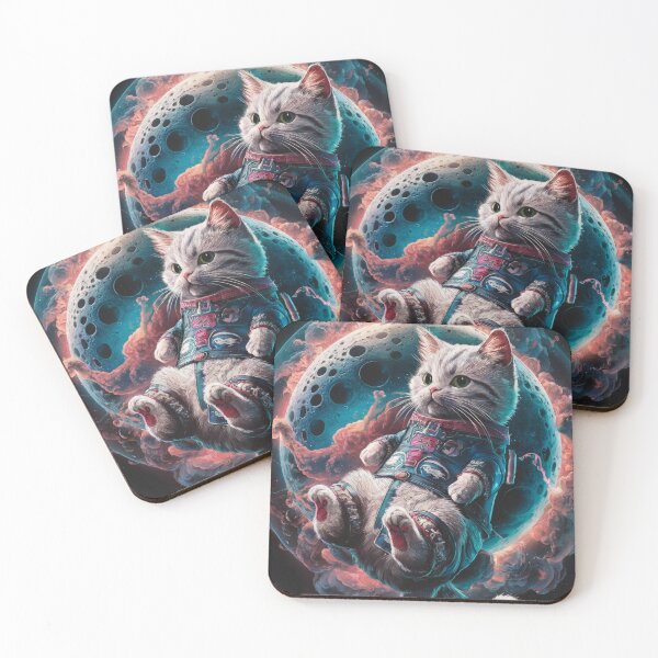 Item preview, Space Cat Explorer designed and sold by ZihneDesign.
