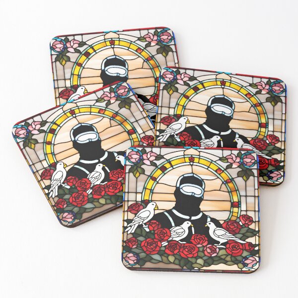 Item preview, Masked man in the church window designed and sold by NetoArubian.