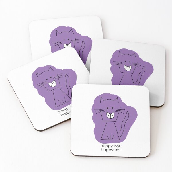 Item preview, Happy Cat, Happy Life designed and sold by kookadesigns.
