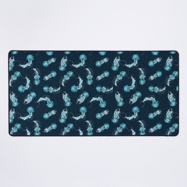 Item preview, Watercolor Jellifish over Dark Blue designed and sold by MoshitoDesigns.