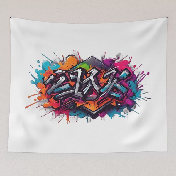 Item preview, Japanese Graffiti Art, Splatter Cloud Design designed and sold by Burn-Ego.